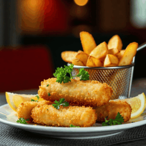Fish Fingers with Chips